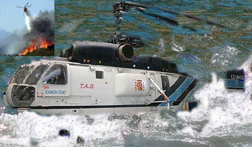 28.08.2006/ Turkey/Gyombe - Scorpion Air Ka-32AO (Reg.� LZ MOZ) copter crashed in the lake injuring 5 on board.