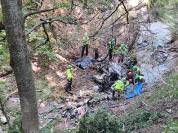 The place of the crashed A119 Koala (I-ELOP)