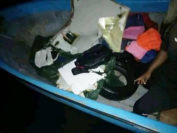 The debris of the crashed Cessna 208B (5H-MZA)